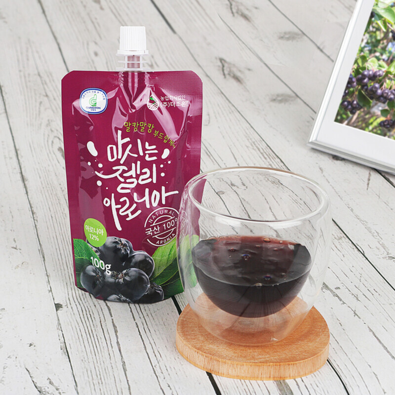 농업회사법인 (주)더조은,더조은 마시는젤리 아로니아 100g x5봉x6박스